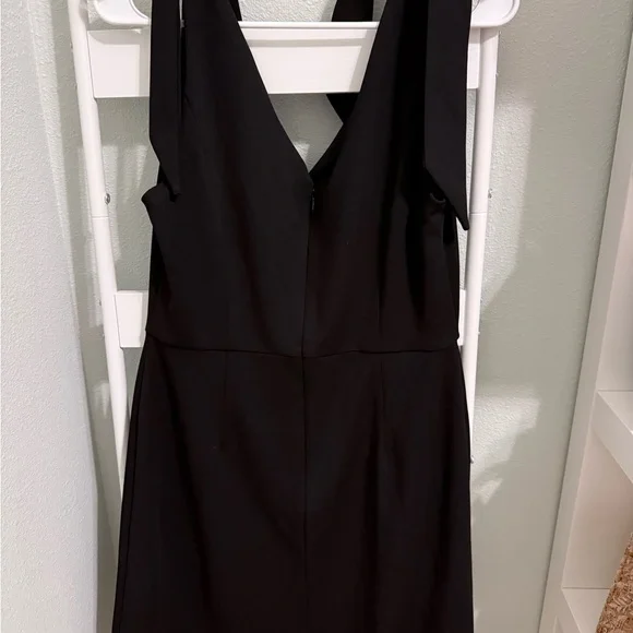 BCBGeneration Little Black Tie-Shoulder Mini Dress-NWT - Picture 4 of 7